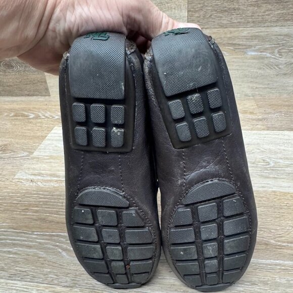 Ralph Lauren Caliana Brown Leather Flats Women's Size 6.5 - Picture 4 of 6